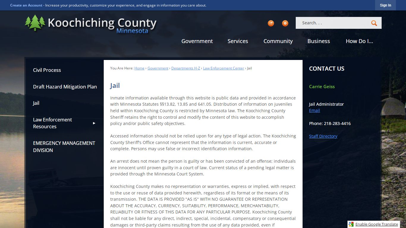 Jail | Koochiching County, MN